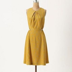🍍ANTHROPOLOGIE 'GIRLS FROM SAVOY' 100% silk dress